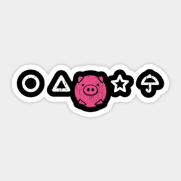 pig game Sticker by sisidsi